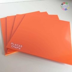 Placa PS Poliestireno Laranja 2mm X 50cm X 50cm (a unidade) na internet