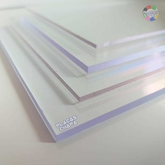 Placa PS Cristal Poliestireno 2mm X 100cm X 65cm (a unidade) - Placaschapa