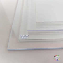 Placa PS Cristal Poliestireno 1,5mm X 100cm X 65cm (a unidade) - loja online