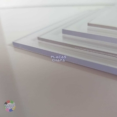 Placa PS Cristal Poliestireno 5mm X 200cm X 100cm (a unidade) - Placaschapa
