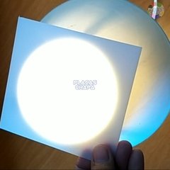 Placa PS Branco Leitoso Translúcido Para Luminária 2mm X 50cm X 50cm (a unidade) - comprar online