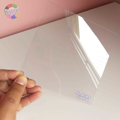 Placa PETG Cristal Transparente 0.50mm A4 (21cm X 29.7cm) KIT 5 unidades