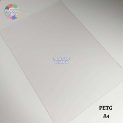 Placa PETG Cristal Transparente 0.50mm A4 (21cm X 29.7cm) KIT 5 unidades - comprar online