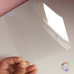 Placa Folha PETG Cristal Transparente 0.50mm X 100cm X 200cm (a unidade)