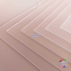 Placa PETG Cristal Transparente 0.50mm X 100cm X 150cm - Placaschapa
