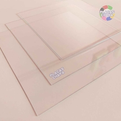 Placa PETG Cristal Transparente 0.50mm A4 (21cm X 29.7cm)  KIT 25 unidades - Placaschapa