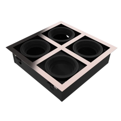 SPOT BOX AR11 DE EMBUTIR 4 LUCES CUADRADO