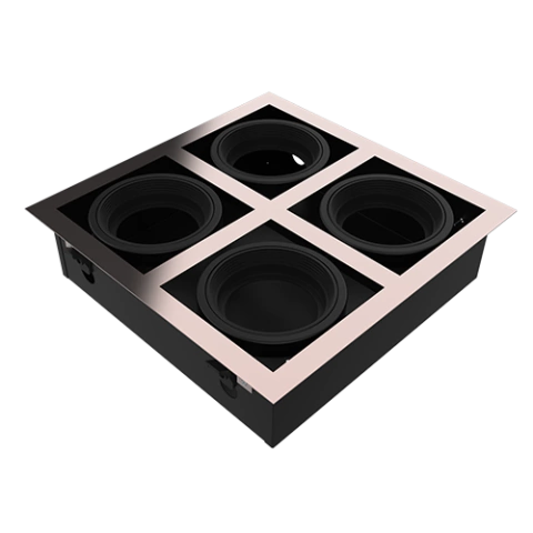 SPOT BOX AR11 DE EMBUTIR 4 LUCES CUADRADO