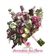 Buquê de Noiva em Formato Desconstruído de Rosas, Folhagens Diversas, Kalanchoe, Urtiga e Cineraria - BN00224