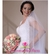 Buquê de Noiva em Formato Redondo Com Flores Brancas e Cor de Rosa, Rosas Cor de Rosa, Rosas Brancas, Alstroemerias e Gypsofilla - BN00247 na internet