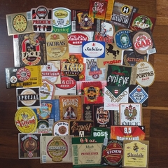50 rótulos de cerveja para decoração