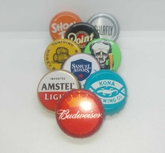 42 tampinhas de cervejas importadas - cores e países variados - loja online