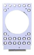 Placa Circuito Lampada Painel P/ Mercedes 709 914c 1418 1618 - comprar online