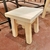 Banco 0,30m bajo con asiento cuadrado - comprar online