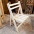 Silla plegable respaldo curvo