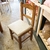 Almohadon para silla Cuerina tiza