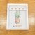Perchero cuadro Pineapple
