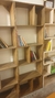 Biblioteca cubo 0,60m LUSTRADA