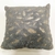 Almohadon 40x40 gris y dorado