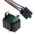 RELE 12 VOLTS PARA AUTOMOTOR CON ZOCALO DE 4 PINES Y FUSIBLE +SOPORTE