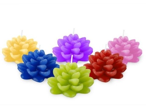 Vela Forma Flor de Loto por unidad