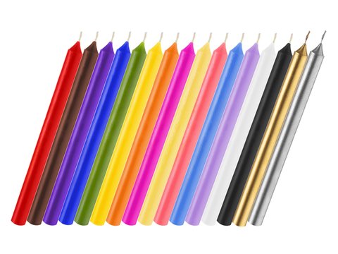 Vela Larga Dorada y Plateada