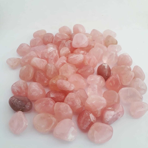 Cuarzo Rosa Rolados por Unidad