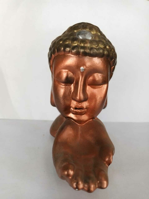 Porta Cono Cabeza Buda Con Mano 13cm - 2116v