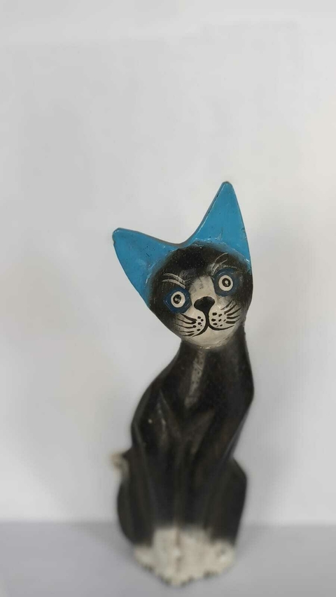 GATO CON OREJAS CELESTE MED - 1137