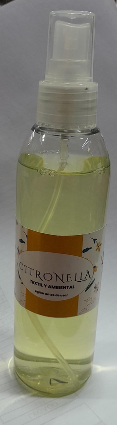 Aromatizador de Ambientes y Textil de Citronella suave. Antimosquitos.