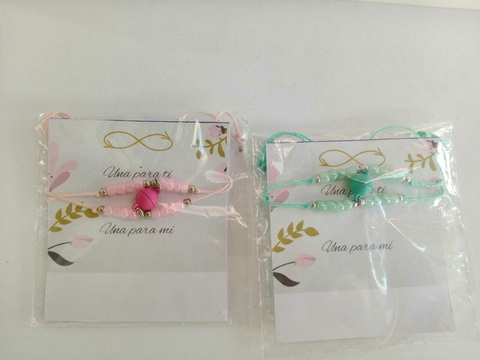 Pulseras para compartir