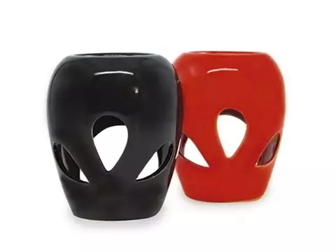 Hornillo oval con hojas 9 cm - 910a