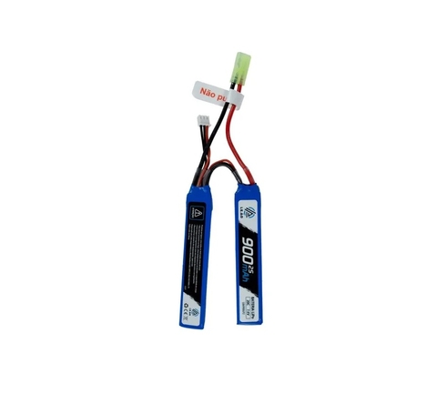 BATERIA LIPO ULTRA AIRSOFT 7.4V 2S 2PACKS 900MAH 20C-40C LEÃO