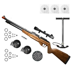CARABINA PCP G850M 5,5MM QGK+ LUNETA 3-9X40+ BOMBA+ CHUMBO