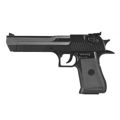 PISTOLA AIRGUN SPRING DESERT EAGLE BK 6MM - QGK + CAPA + BBS na internet