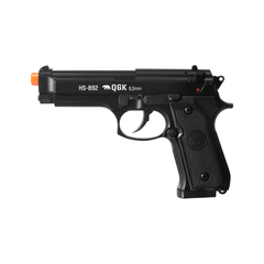 PISTOLA AIRSOFT SPRING HS-B92 + B92S 6MM + 2000 BBS + ALVOS - comprar online