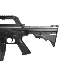 Imagem do RIFLE AIRSOFT AIRGUN M4 SPRING MR744 QGK 6MM+PACK+2000BBs