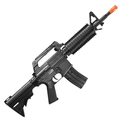 RIFLE AIRSOFT AIRGUN M4 SPRING MR744 QGK 6MM+PACK+2000BBs - QG Airsoft | A Maior Loja de Airsoft do Brasil | Tudo para Airsoft