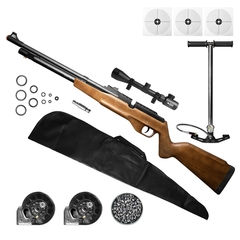 CARABINA PCP G850M 5,5MM+ LUNETA 3-9x40+ CAPA+ CHUMBO+ BOMBA - comprar online