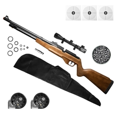 CARABINA PCP G850M 5,5MM QGK+LUNETA 3-9X40+CAPA+CHUMBO+ALVO - comprar online