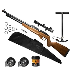CARABINA PCP G850M 5,5MM QGK+LUNETA4X32EG+CAPA+HELLBOY+BOMBA - comprar online