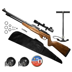 CARABINA PCP G850M 5,5MM QGK+CAPA+FFPOWER+LUNETA4X32EG+BOMBA - comprar online