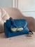 BOLSA SATCHEL FLAP AZUL - Passer Vintage