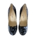 SAPATO CAMELIA INTERLOCKING CC PRETO