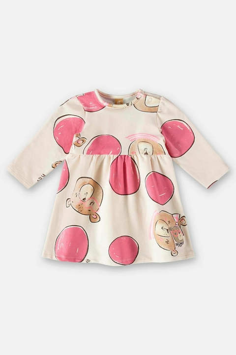 VESTIDO MANGA LONGA URSINHA • UP BABY