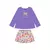 CONJUNTO SHORT-SAIA FLORAL ROXO - BEE LOOP - comprar online