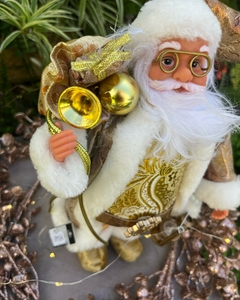 Papa Noel Gold 40 cm - comprar online