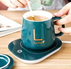 Tazas de Cerámica con Calentador Eléctrico - Candy Planet