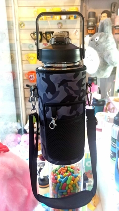 Botella 2 litros tiempo y motivacional con soporte para llevar - tienda online