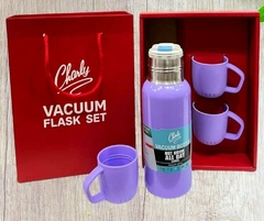 Set Termo Charly 500ml con 3 Tazas Estuche de Regalo - tienda online